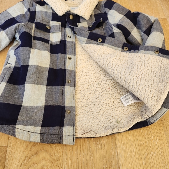 OLD NAVY | Sherpa lined plaid jacket - Picture 4 of 5